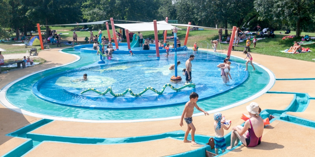 Badelandschaft für Kleinkinder