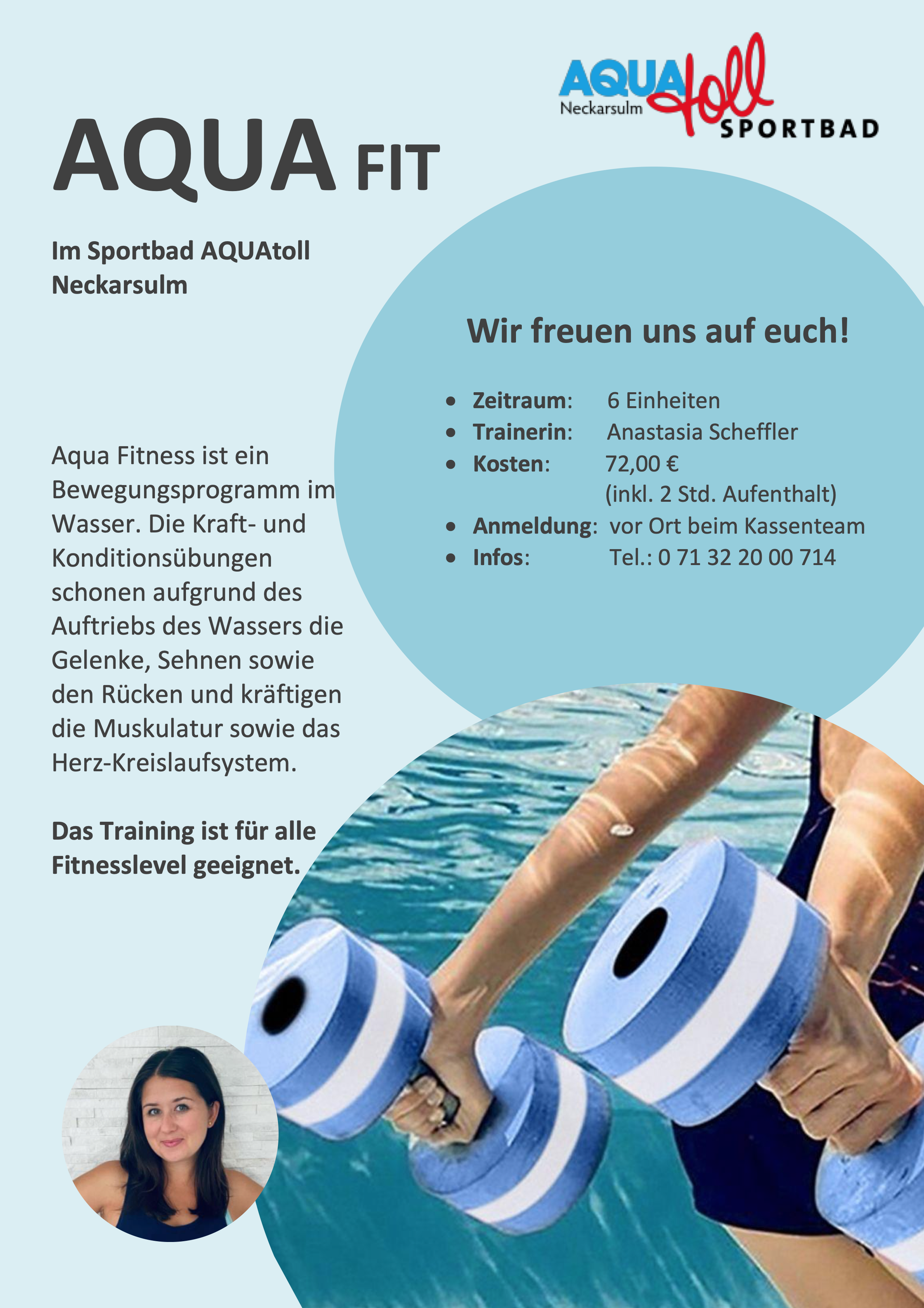 AQUAKurse im Sportbad